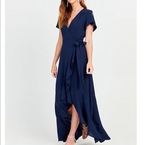Altar’d State Springvale Maxi Dress in Navy
